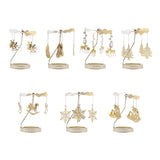 Maxbell Spinning Tea Light Candle Holder Candle Lover Ornament Rotating Candlestick Women Men