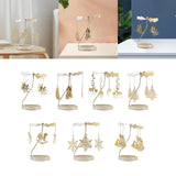 Maxbell Spinning Tea Light Candle Holder Candle Lover Ornament Rotating Candlestick Women Men
