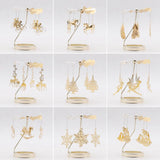 Maxbell Spinning Tea Light Candle Holder Candle Lover Ornament Rotating Candlestick Women Men