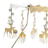 Maxbell Spinning Tea Light Candle Holder Candle Lover Ornament Rotating Candlestick Elk