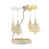 Maxbell Spinning Tea Light Candle Holder Candle Lover Ornament Rotating Candlestick Tree