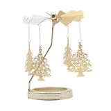 Maxbell Spinning Tea Light Candle Holder Candle Lover Ornament Rotating Candlestick Tree