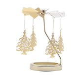Maxbell Spinning Tea Light Candle Holder Candle Lover Ornament Rotating Candlestick Tree