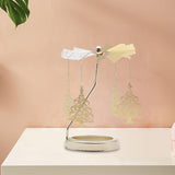 Maxbell Spinning Tea Light Candle Holder Candle Lover Ornament Rotating Candlestick Tree
