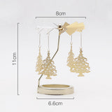 Maxbell Spinning Tea Light Candle Holder Candle Lover Ornament Rotating Candlestick Tree