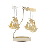 Maxbell Spinning Tea Light Candle Holder Candle Lover Ornament Rotating Candlestick Cat