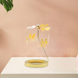 Maxbell Rotating Candle Holder Candlestick Decorative for Living Room Ornament Cycling