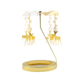 Maxbell Rotating Candle Holder Candlestick Decorative for Living Room Ornament Deer
