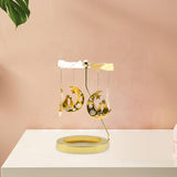 Maxbell Rotating Candle Holder Candlestick Decorative for Living Room Ornament Moon