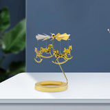 Maxbell Rotating Candle Holder Candlestick Decorative for Living Room Ornament Horse