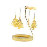 Maxbell Rotating Candle Holder Candlestick Decorative for Living Room Ornament Christmas Tree