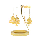 Maxbell Rotating Candle Holder Candlestick Decorative for Living Room Ornament Christmas Tree