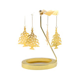 Maxbell Rotating Candle Holder Candlestick Decorative for Living Room Ornament Christmas Tree