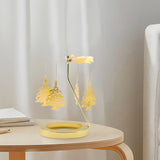 Maxbell Rotating Candle Holder Candlestick Decorative for Living Room Ornament Christmas Tree