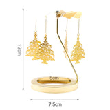 Maxbell Rotating Candle Holder Candlestick Decorative for Living Room Ornament Christmas Tree