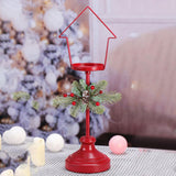 Maxbell 2 Pieces Retro Candle Holder Candelabras Candlestick for Living Room Decor Snow House