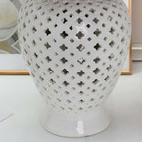 Maxbell Ceramic Flower Vase Temple Jar Storage Weddings Party Porcelain Ginger Jar