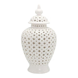 Maxbell Ceramic Flower Vase Temple Jar Storage Weddings Party Porcelain Ginger Jar