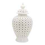 Maxbell Ceramic Flower Vase Temple Jar Storage Weddings Party Porcelain Ginger Jar