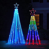 Maxbell Christmas Tree Lights 200LED Colorful Lighting for Xmas Home 1.2m