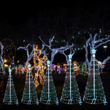 Maxbell Christmas Tree Lights 200LED Colorful Lighting for Xmas Home 1.2m