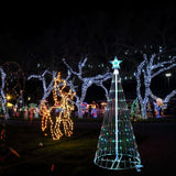 Maxbell Christmas Tree Lights 200LED Colorful Lighting for Xmas Home 2m