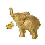 Maxbell Nordic Elephant Statue Animal Statue Resin for Home Decoration Desk Office