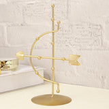 Maxbell Metal Jewelry Display Stand Table Ornament Storage Shelf for Girl Ladies