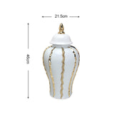 Maxbell Ceramic Ginger Jar Flower Vase Home Display Weddings Bedroom Decoration M