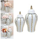 Maxbell Ceramic Ginger Jar Flower Vase Home Display Weddings Bedroom Decoration M