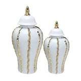 Maxbell Ceramic Ginger Jar Flower Vase Home Display Weddings Bedroom Decoration M