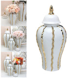 Maxbell Ceramic Ginger Jar Flower Vase Home Display Weddings Bedroom Decoration M