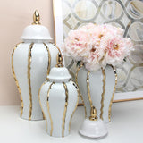 Maxbell Ceramic Ginger Jar Flower Vase Home Display Weddings Bedroom Decoration M