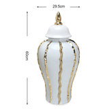 Maxbell Ceramic Ginger Jar Flower Vase Home Display Weddings Bedroom Decoration L