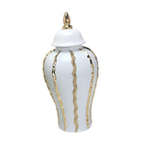 Maxbell Ceramic Ginger Jar Flower Vase Home Display Weddings Bedroom Decoration L