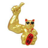 Maxbell Modern Resin Figurines Sculpture Desktop Ornament Artwork Lucky Cat Statues Fortune