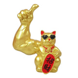 Maxbell Modern Resin Figurines Sculpture Desktop Ornament Artwork Lucky Cat Statues Fortune