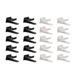 Maxbell 10Pcs Hat Hooks for Wall, Hat Rack Multifunctional Hat Storage Durable Black