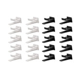 Maxbell 10Pcs Hat Hooks for Wall, Hat Rack Multifunctional Hat Storage Durable Black