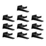 Maxbell 10Pcs Hat Hooks for Wall, Hat Rack Multifunctional Hat Storage Durable Black