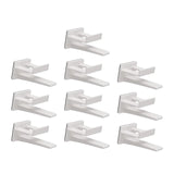 Maxbell 10Pcs Hat Hooks for Wall, Hat Rack Multifunctional Hat Storage Durable White