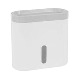 Maxbell Multifunctional Paper Holder Paper Shelf with Shelf for Hotel Toliet Kitchen white