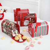 Maxbell Christmas Cookie Tin Box for Kitchen Ornament Holidays Santa Claus