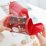 Maxbell Christmas Cookie Tin Box for Kitchen Ornament Holidays Santa Claus