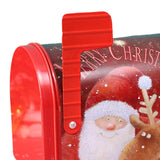 Maxbell Christmas Cookie Tin Box for Kitchen Ornament Holidays Santa Claus
