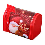 Maxbell Christmas Cookie Tin Box for Kitchen Ornament Holidays Santa Claus