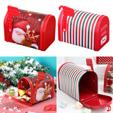 Maxbell Christmas Cookie Tin Box for Kitchen Ornament Holidays Santa Claus