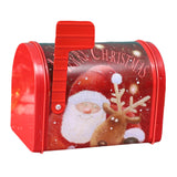 Maxbell Christmas Cookie Tin Box for Kitchen Ornament Holidays Santa Claus