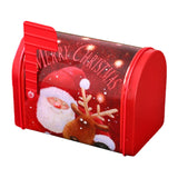 Maxbell Christmas Cookie Tin Box for Kitchen Ornament Holidays Santa Claus