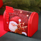 Maxbell Christmas Cookie Tin Box for Kitchen Ornament Holidays Santa Claus